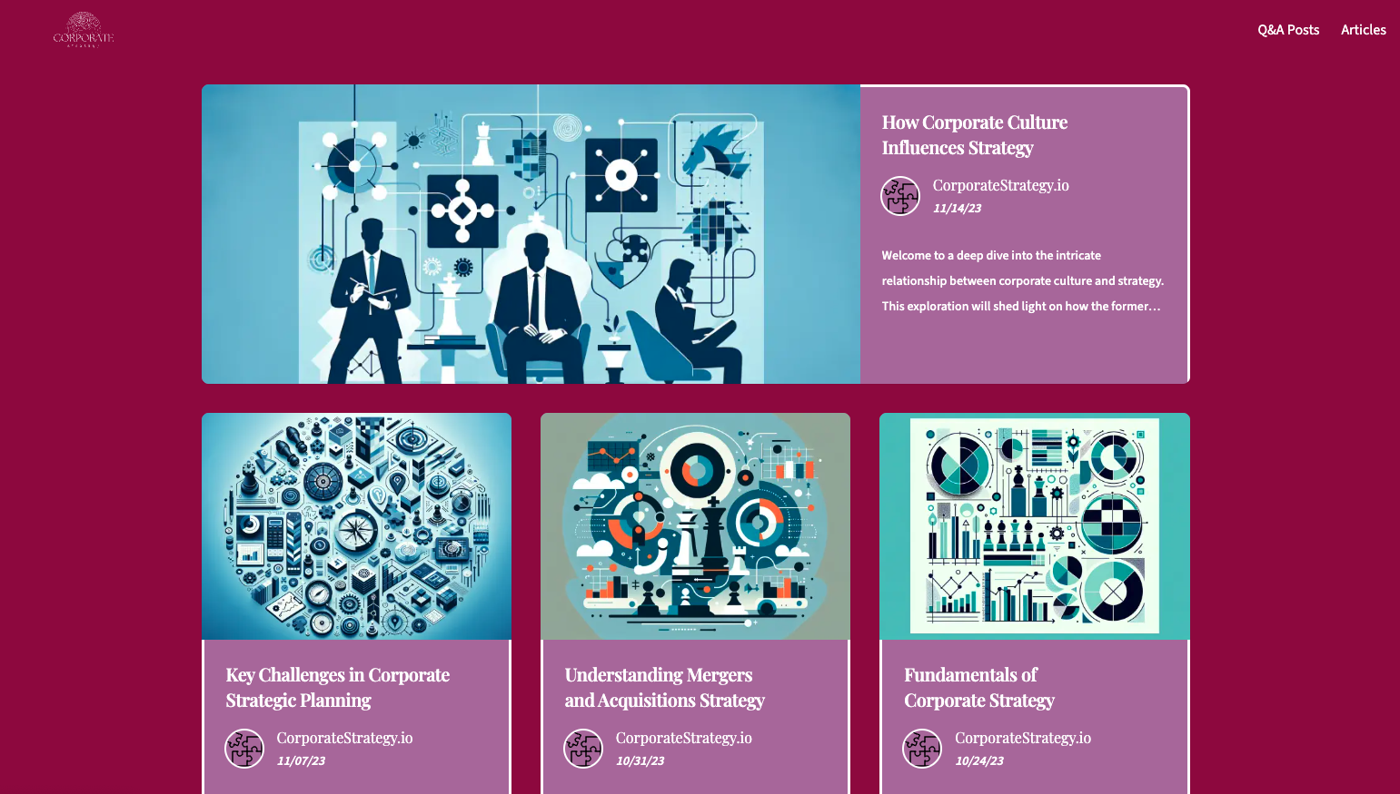 CorporateStrategy.io
